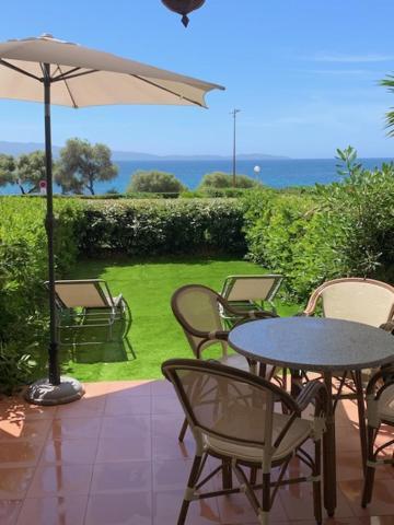 Grand Studio Route Des Sanguinaires Tres Belle Vue Mer Daire Ajaccio  Dış mekan fotoğraf